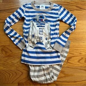 Hanna Andersson x Star Wars R2-D2 pajama set size 6-7 years